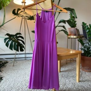 Express size 4 bright purple summer dress